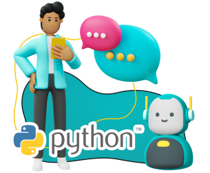 Python - да ақылды чат-бот - Школа программирования для детей, компьютерные курсы для школьников, начинающих и подростков - KIBERone г. Алматы